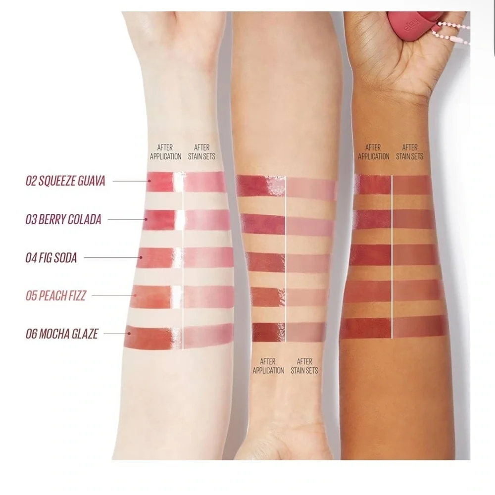 Kaja Lip &‎ Blush - Jelly Charm, 05 Peach Fizz | with Keychain, 0.17 Oz.
